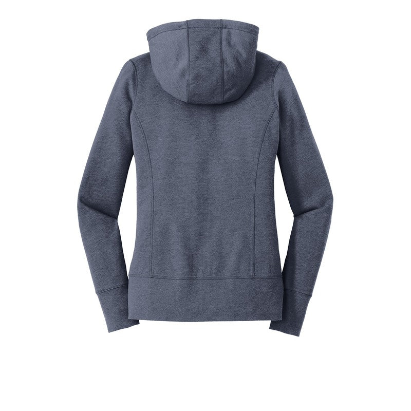 CAPELLA ALUMNI New Era® Ladies Tri-Blend Fleece Full-Zip Hoodie - True Heather Navy