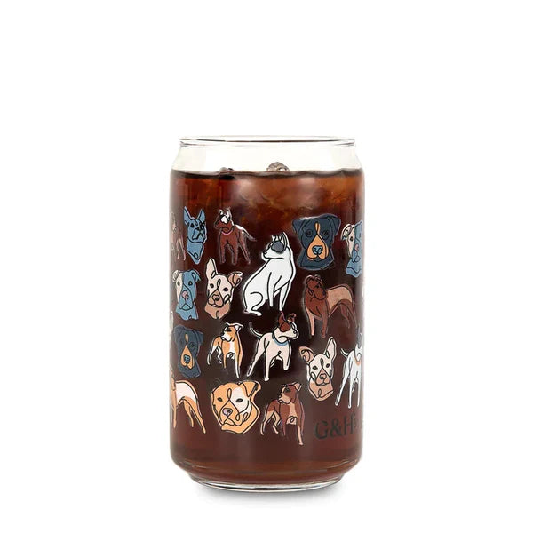 Must Love Dogs Lovable Cold Brew Glass - CLEAR