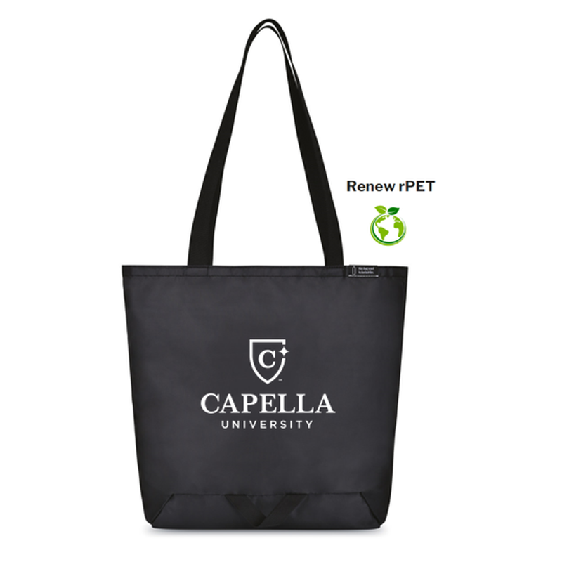 CAPELLA Renew rPET Packable Shopper - Black