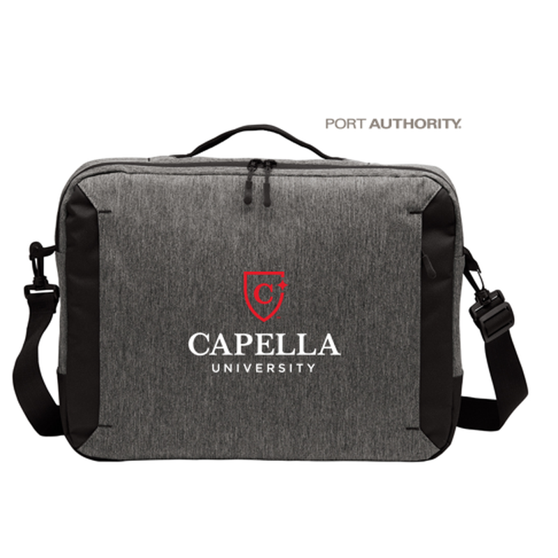 CAPELLA Port Authority ® Vector Briefcase - Grey Heather