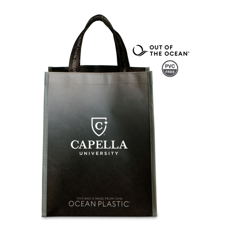 CAPELLA Out of the Ocean® Reusable Lunch Shopper - BLACK