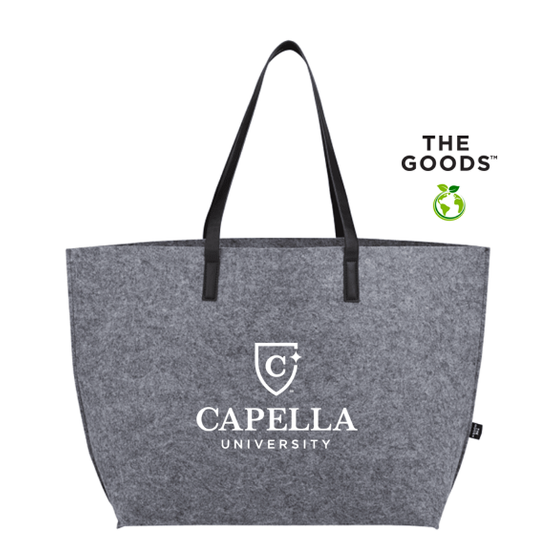CAPELLA The Goods Recycled Felt Shoulder Tote - GREY