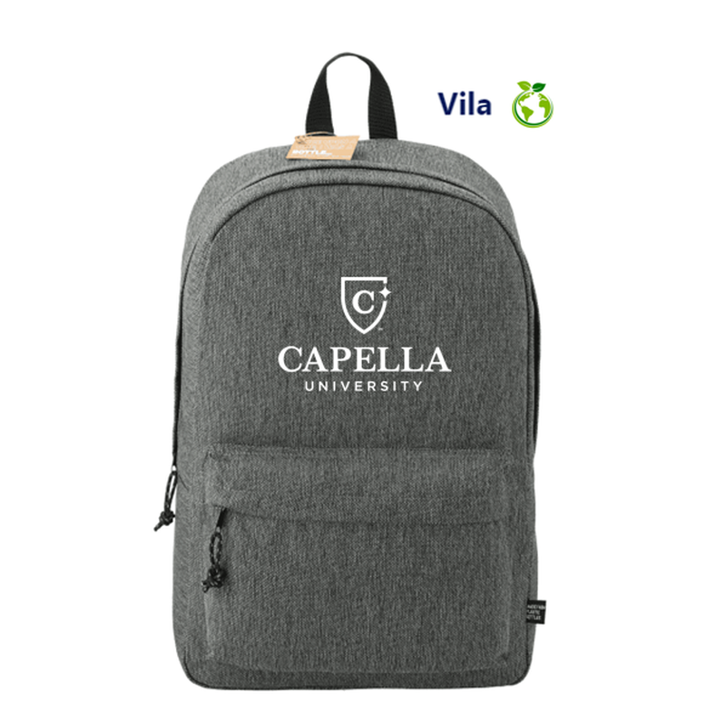 NEW CAPELLA Vila Recycled 15 Computer Backpack GRAPHITE