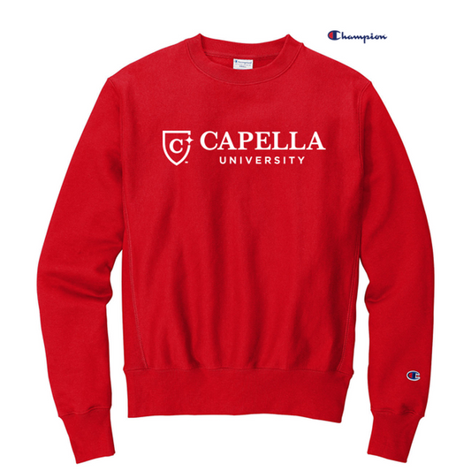 CAPELLA Champion ® Reverse Weave ® Crewneck Sweatshirt-RED