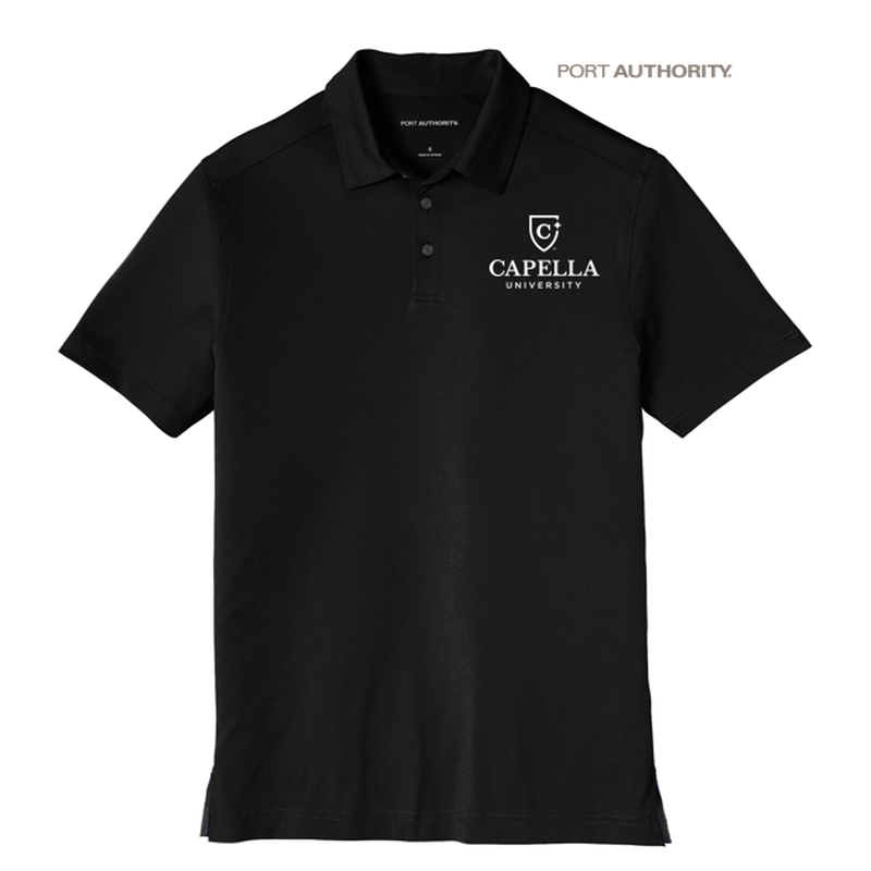 CAPELLA City Stretch Polo - Black