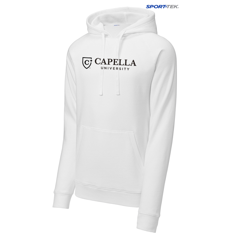 CAPELLA Sport-Tek® UNISEX Drive Fleece Pullover Hoodie - White