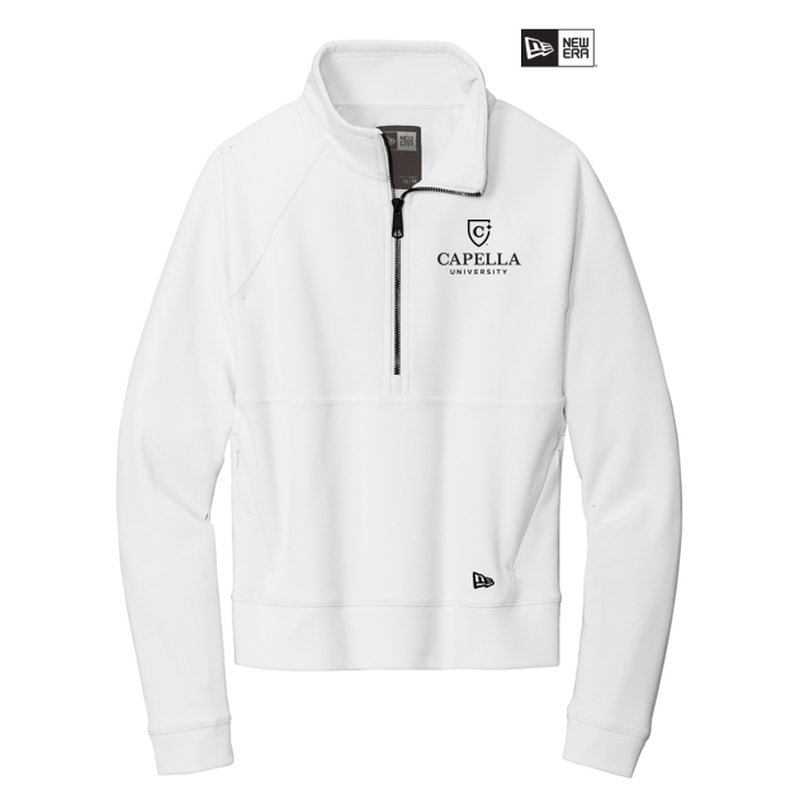CAPELLA New Era® Ladies STS 1/2-Zip - Fan White