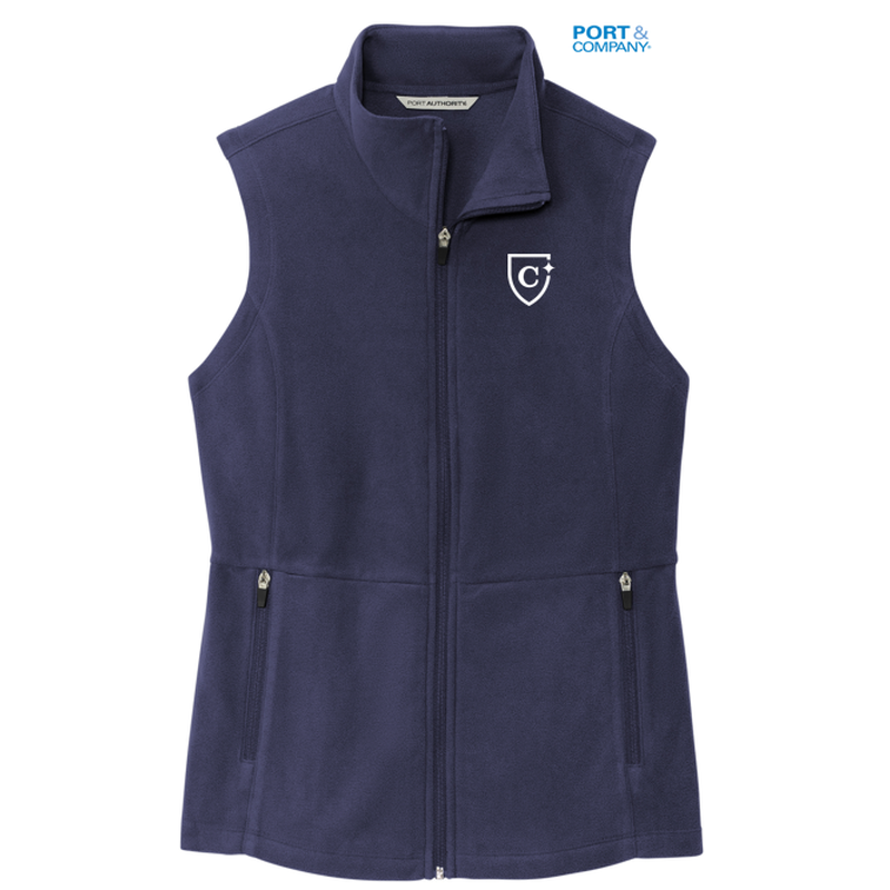 CAPELLA Port Authority® Ladies Accord Microfleece Vest - Navy