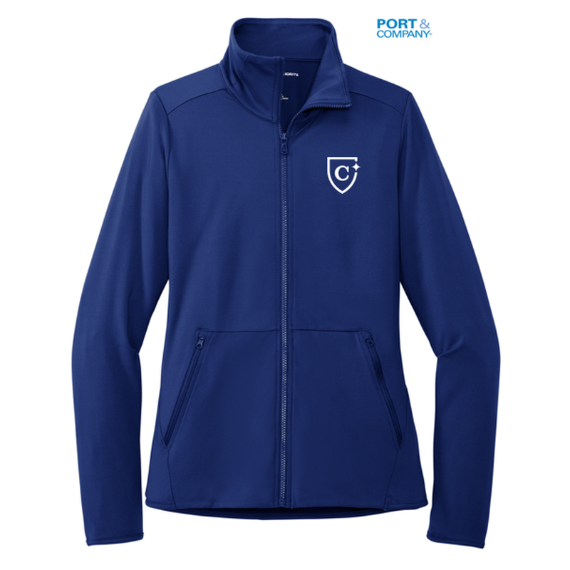 CAPELLA Port Authority® Ladies Accord Stretch Fleece Full-Zip - Royal