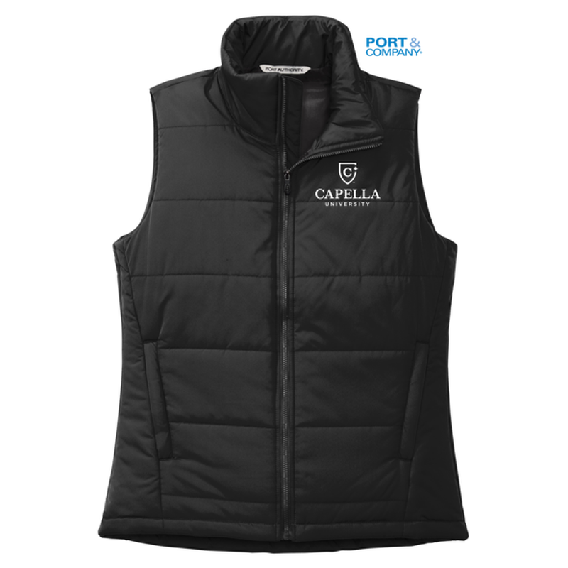 CAPELLA Port Authority® Ladies Puffer Vest - Black