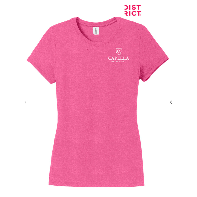 NEW CAPELLA District ® Women’s Perfect Tri ® Tee - Fuchsia Frost