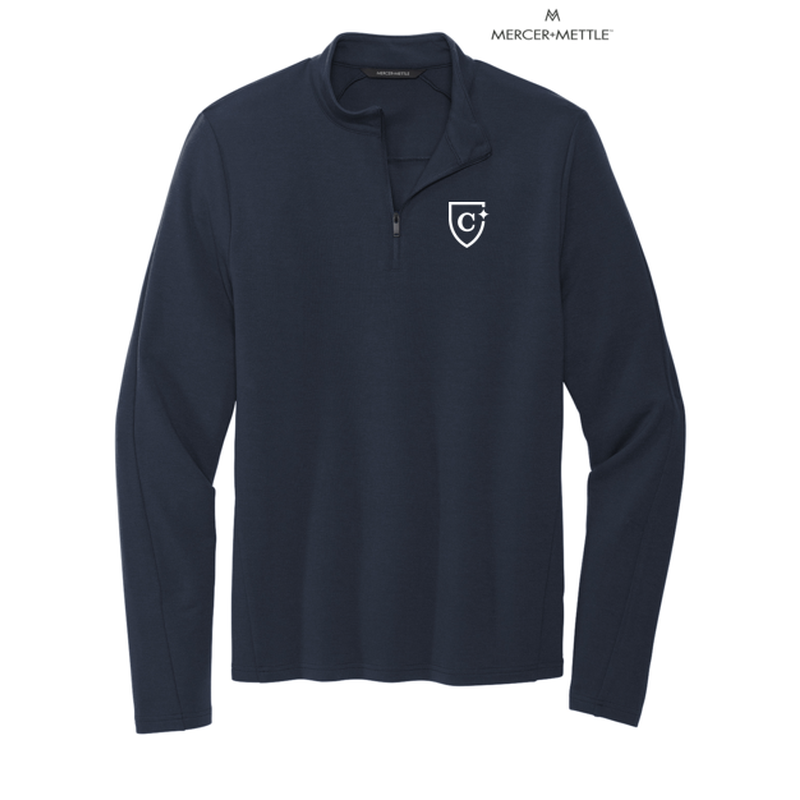 CAPELLA Mercer+Mettle™ Stretch 1/4-Zip Pullover - Night Navy
