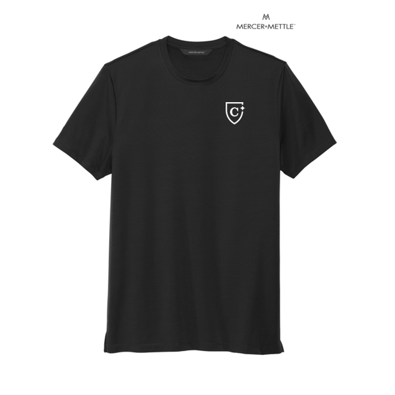 CAPELLA Mercer+Mettle™ Stretch Jersey Crew - Deep Black