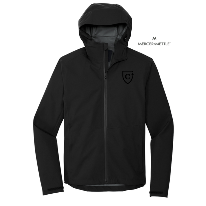 CAPELLA Mercer+Mettle™ Waterproof Rain Shell - Deep Black