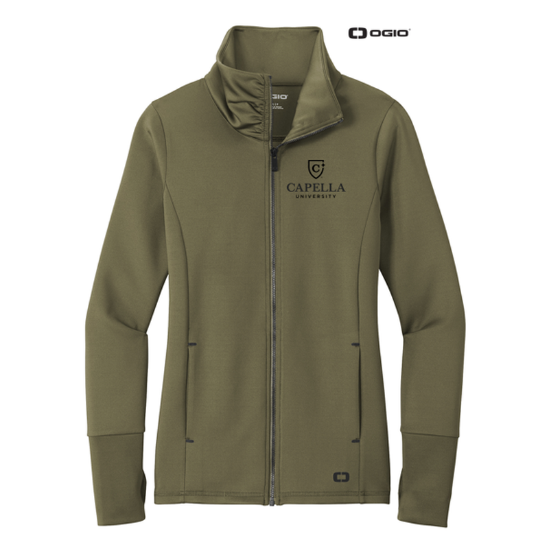 CAPELLA OGIO ® ENDURANCE Ladies Modern Performance Full-Zip - Deep Olive