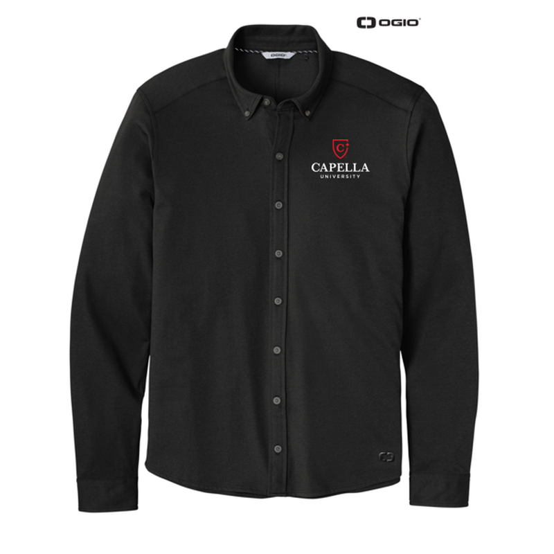 CAPELLA OGIO ® Code Stretch Long Sleeve Button-Up - Black