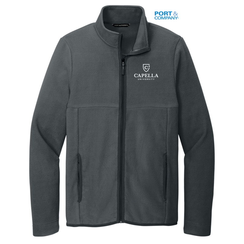 CAPELLA Port Authority® Connection Fleece Jacket - Charcoal