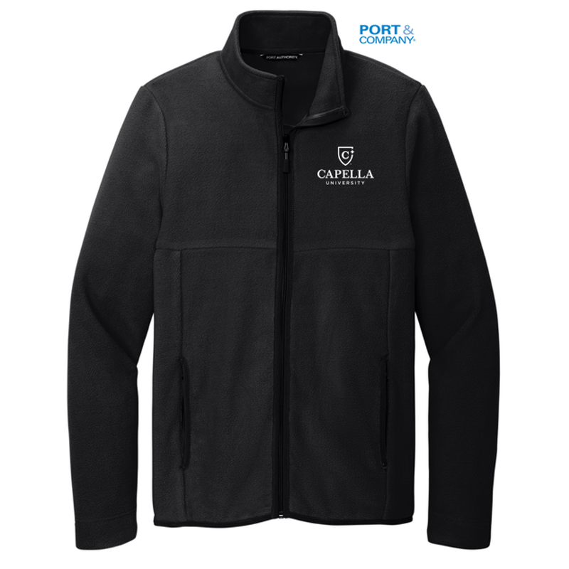 CAPELLA Port Authority® Connection Fleece Jacket - Deep Black