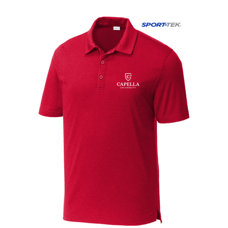 CAPELLA Sport-Tek ® PosiCharge ® Strive Polo - Deep Red