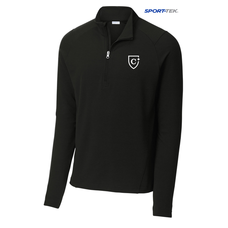 CAPELLA Sport-Tek® Sport-Wick® Flex Fleece 1/4-Zip - Black