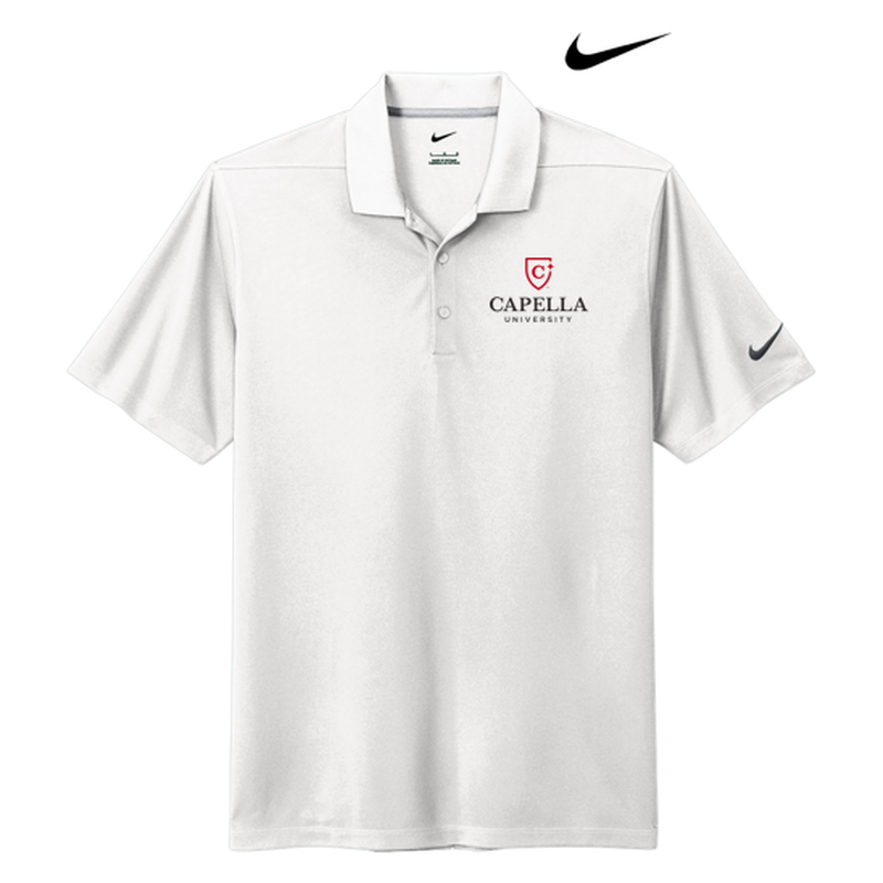 CAPELLA Nike Dri-FIT Micro Pique 2.0 Polo - White