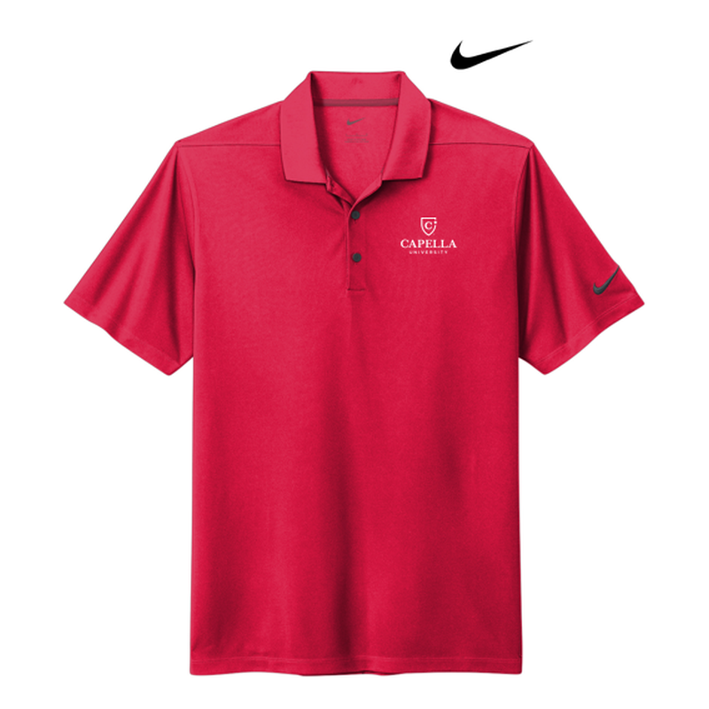 CAPELLA Nike Dri-FIT Micro Pique 2.0 Polo - University Red