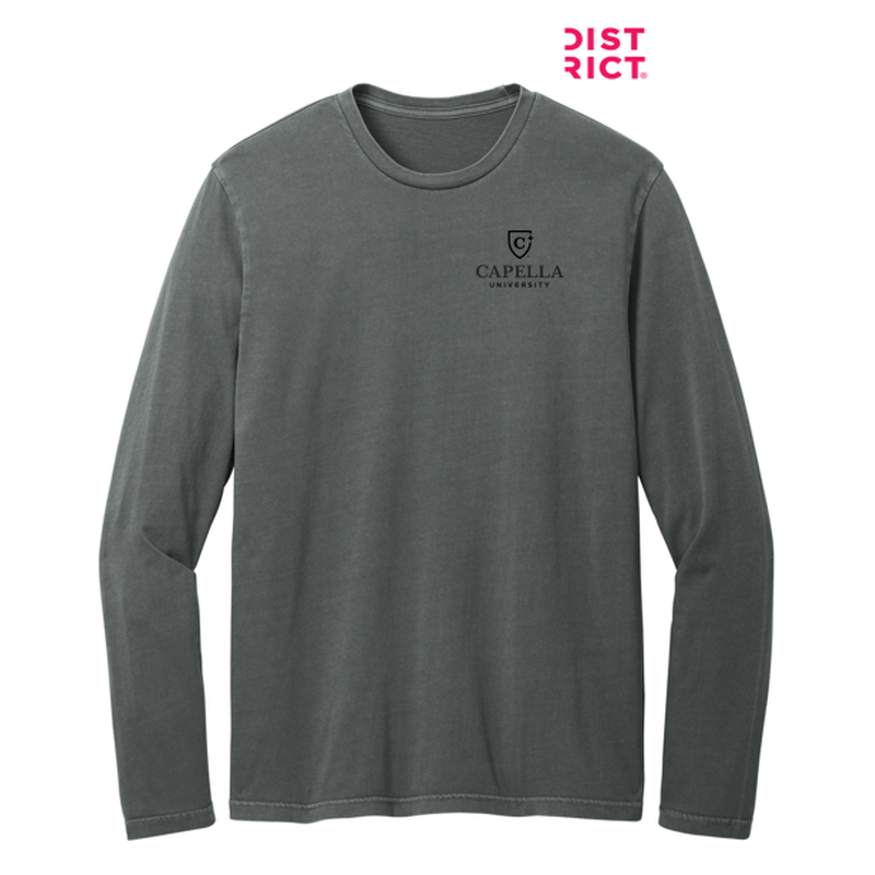 CAPELLA District Wash™ Long Sleeve Tee - Graphite