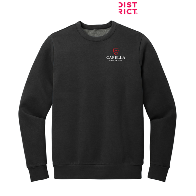 CAPELLA District Wash™ Fleece Crew - Black