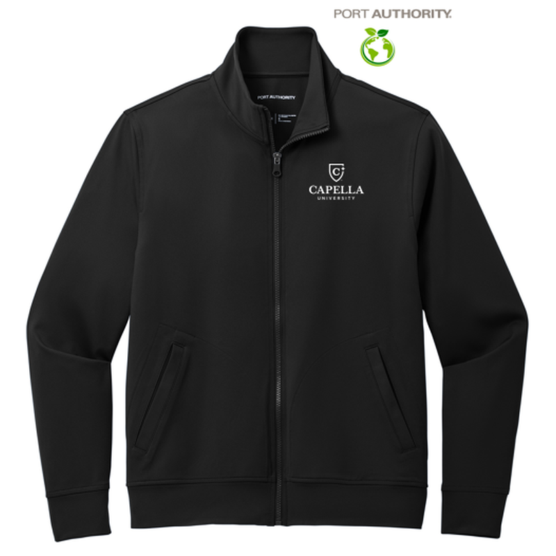 CAPELLA Port Authority® C-FREE® Double Knit Full-Zip - Black