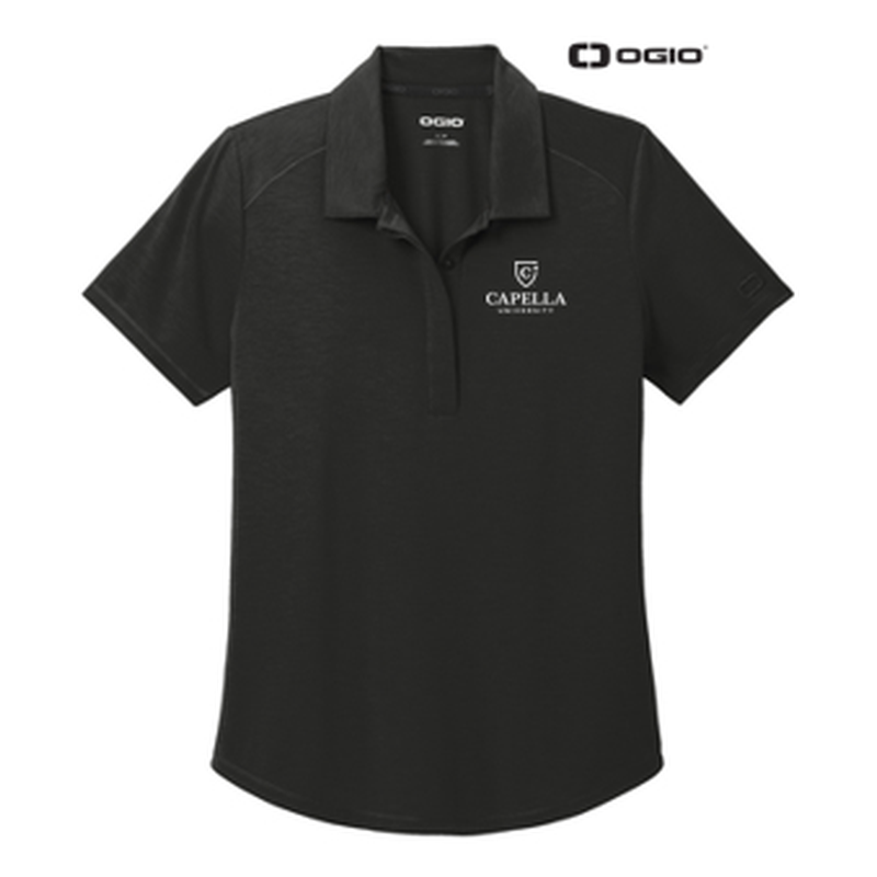 CAPELLA OGIO® Ladies Motion Polo - Blacktop