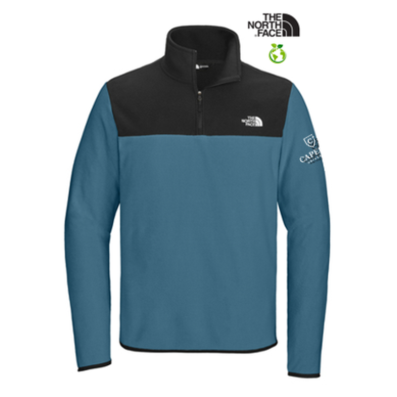 CAPELLA The North Face Glacier 1/4-Zip Fleece - Shady Blue/TNF Black