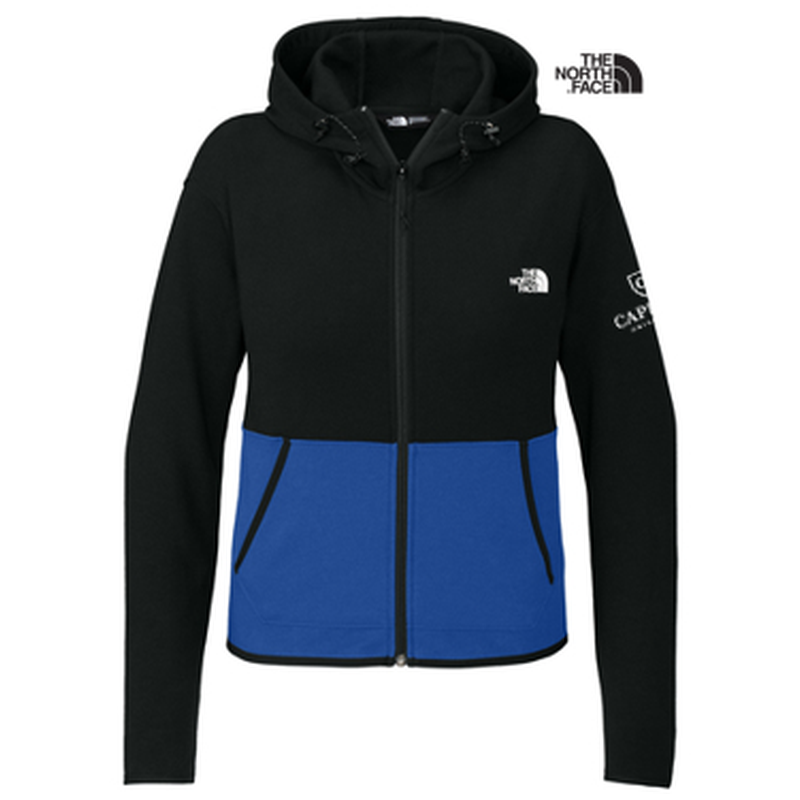 CAPELLA The North Face Ladies Double-Knit Full-Zip Hoodie - TNF Blue/TNF Black