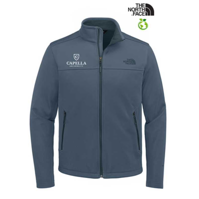 CAPELLA The North Face Chest Logo Ridgewall Soft Shell Jacket - Shady Blue