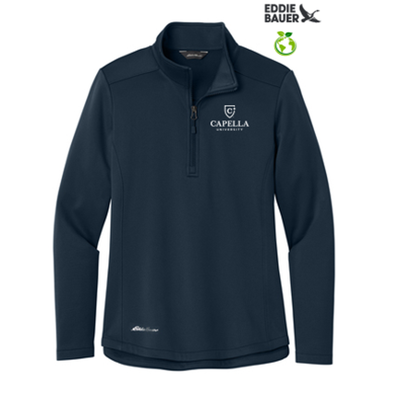 CAPELLA - Eddie Bauer® Women's Smooth Mid Layer Fleece 1/2-Zip - River Blue Navy