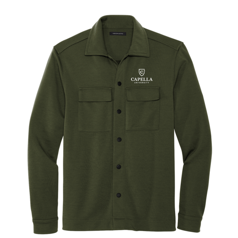 CAPELLA Mercer+Mettle® Double-Knit Snap Front Jacket - Townsend Green