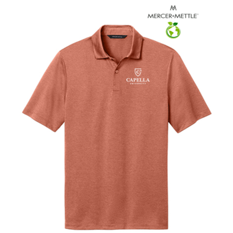 NEW CAPELLA Mercer+Mettle® Recharge Jersey Polo - Sienna Heather