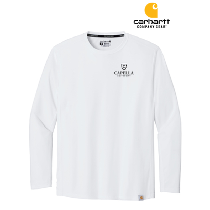 NEW CAPELLA Carhartt Force® Sun Defender™ Long Sleeve T-Shirt - White