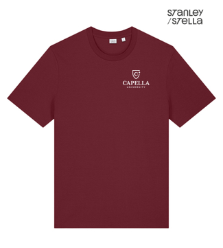 NEW Capella Stanley/Stella Unisex Creator 2.0 Tee -Burgundy