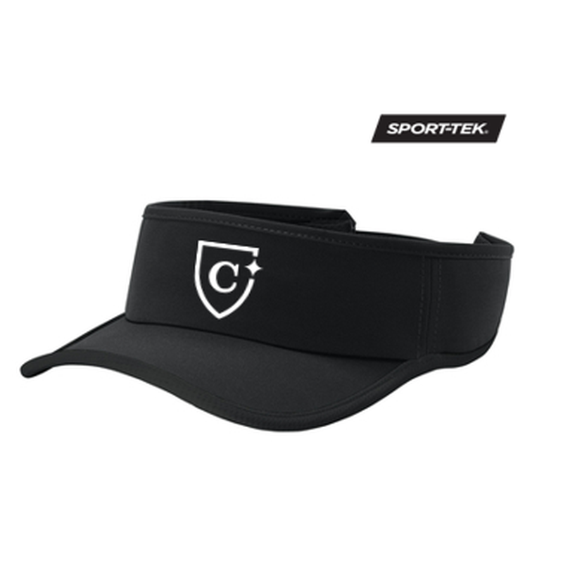 NEW CAPELLA Sport-Tek® Repeat Visor - Black