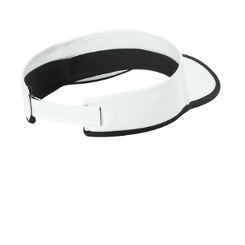 NEW CAPELLA Sport-Tek® Repeat Visor - White/Black