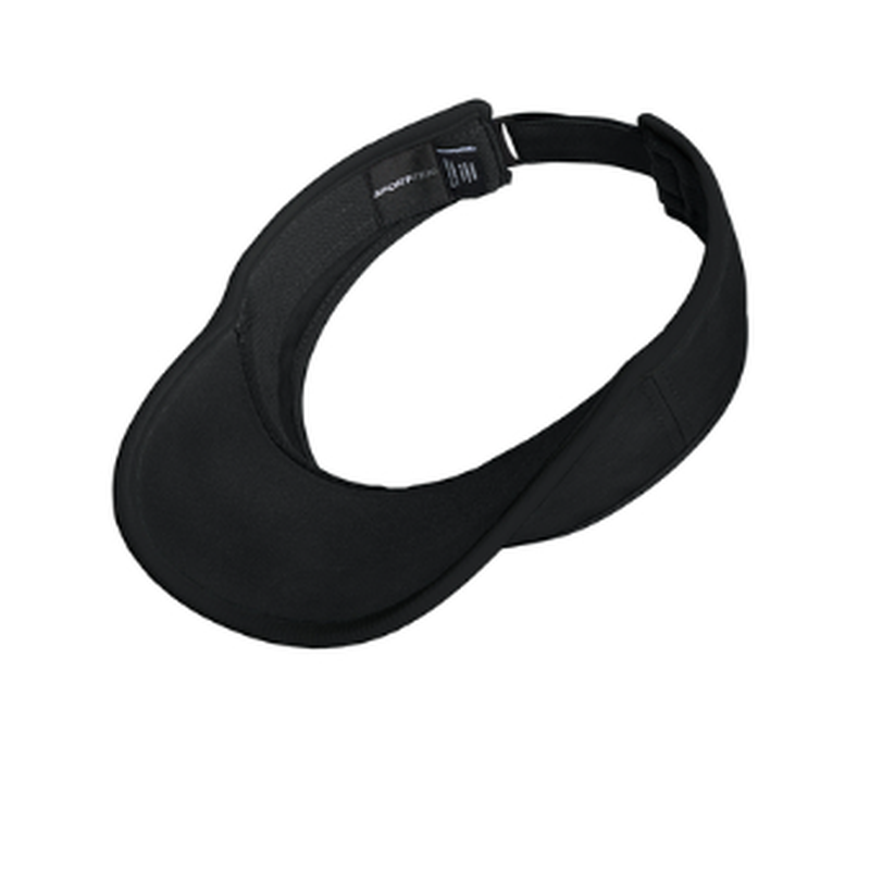 NEW CAPELLA Sport-Tek® Repeat Visor - Black