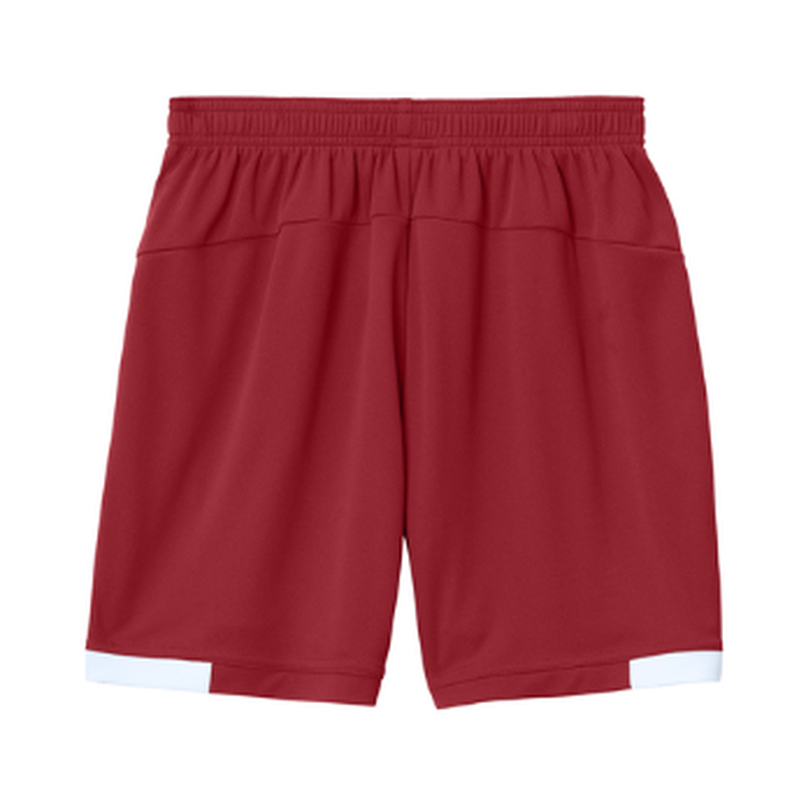 NEW CAPELLA Sport-Tek® Youth Club 5” Short - Red/White