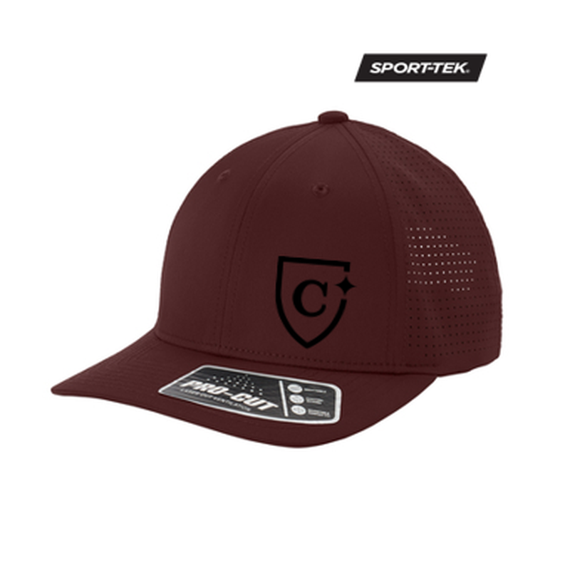 NEW CAPELLA Sport-Tek® Pro-Cut Adjustable Cap - Maroon