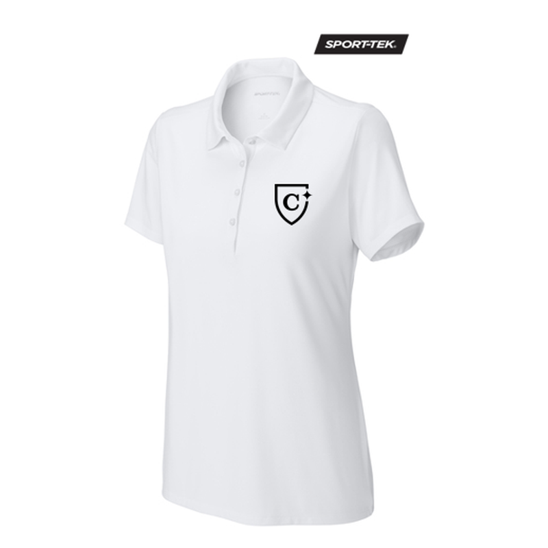 NEW CAPELLA Sport-Tek® Women’s Versa Polo - White