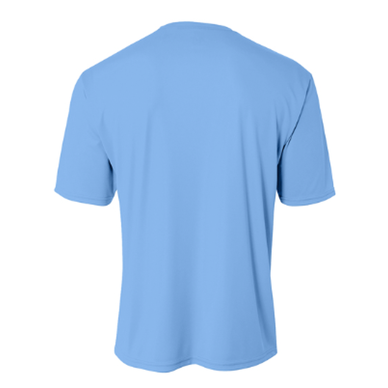NEW CAPELLA A4 Youth Cooling Performance Short Sleeve Tee - Light Blue
