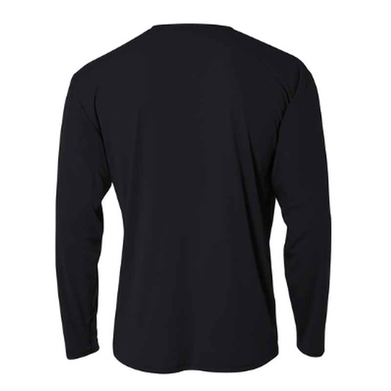 NEW CAPELLA A4 Youth Cooling Performance Long Sleeve Tee - Black