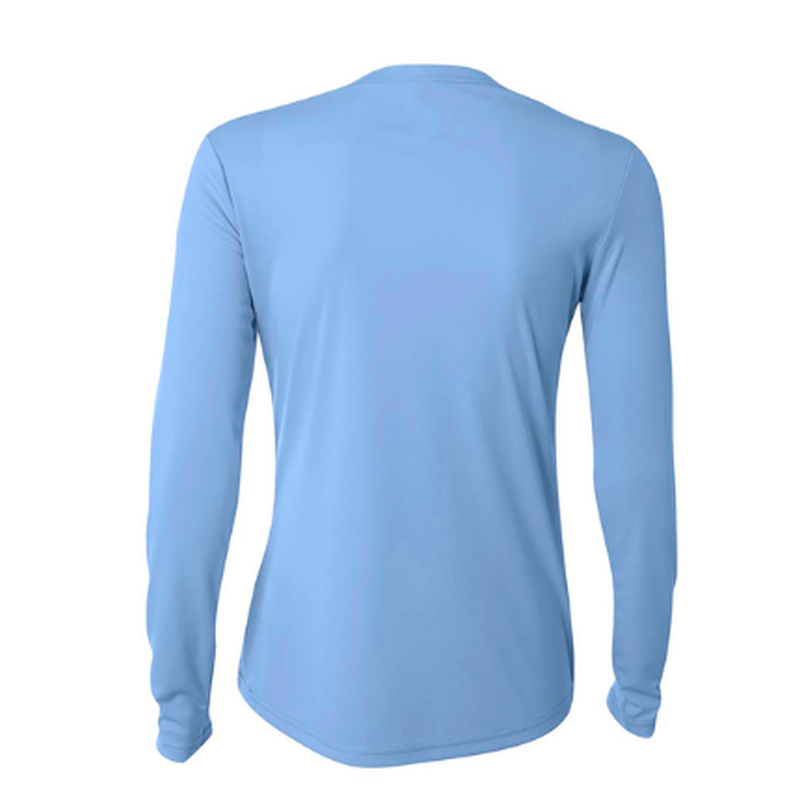 NEW CAPELLA A4 Women’s Cooling Performance Long Sleeve Tee - Light Blue