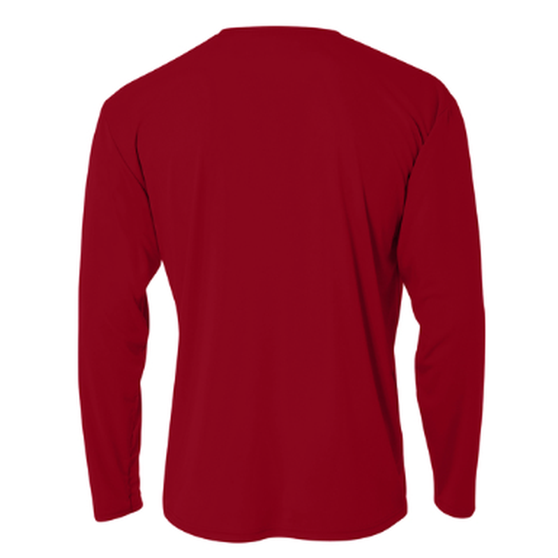 NEW CAPELLA A4 Cooling Performance Long Sleeve Tee - Cardinal