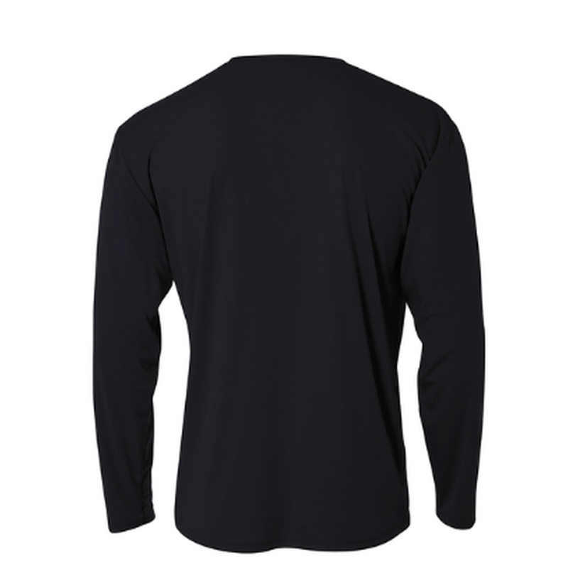 NEW CAPELLA A4 Cooling Performance Long Sleeve Tee - Black