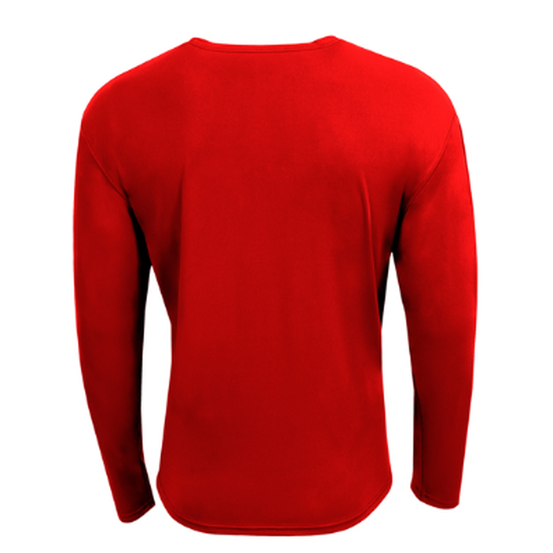 NEW CAPELLA A4 AirFlex Long Sleeve Tee - Scarlet